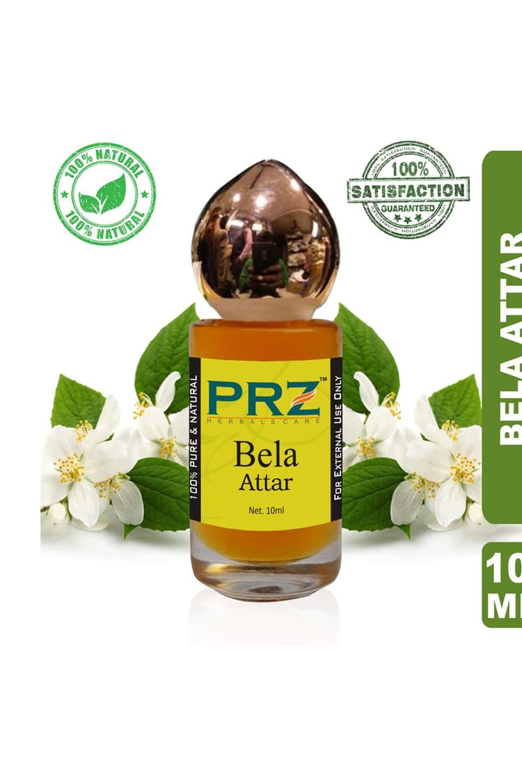 PRZ Bela Attar Roll On For Unisex 10 Ml Pure Natural Non Alcoholic