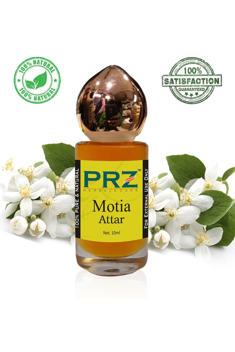 PRZ Motia Attar Roll On For Unisex 10 Ml Pure Natural Non Alcoholic