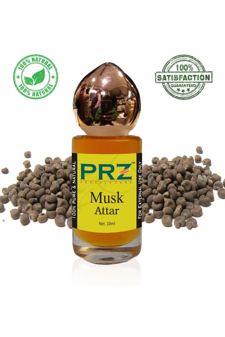PRZ Musk Attar Roll On For Unisex 10 Ml Pure Natural Non Alcoholic