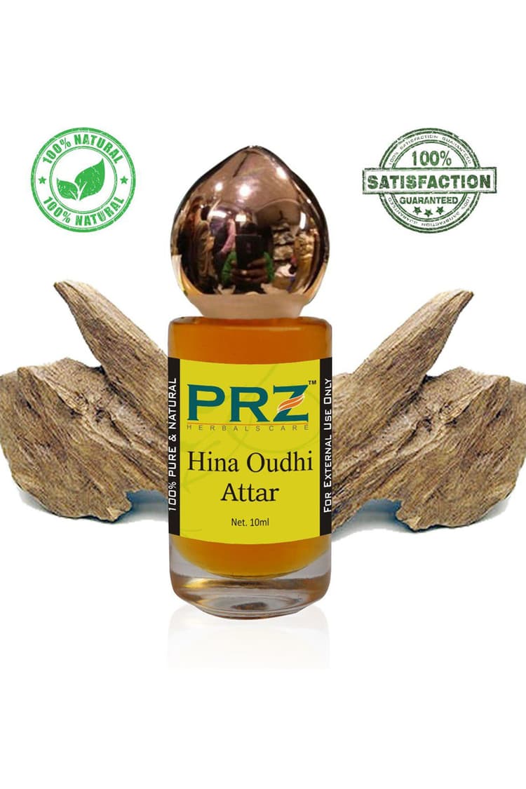 PRZ Hina Oudhi Attar Roll On Unisex 10 Ml Pure Natural Non Alcoholic