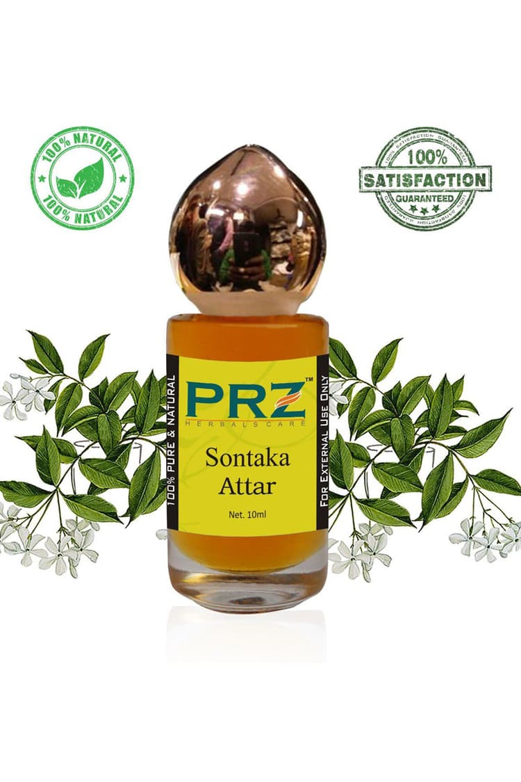 PRZ Sontaka Attar Roll On For Unisex 10 Ml Pure Natural Non Alcoholic