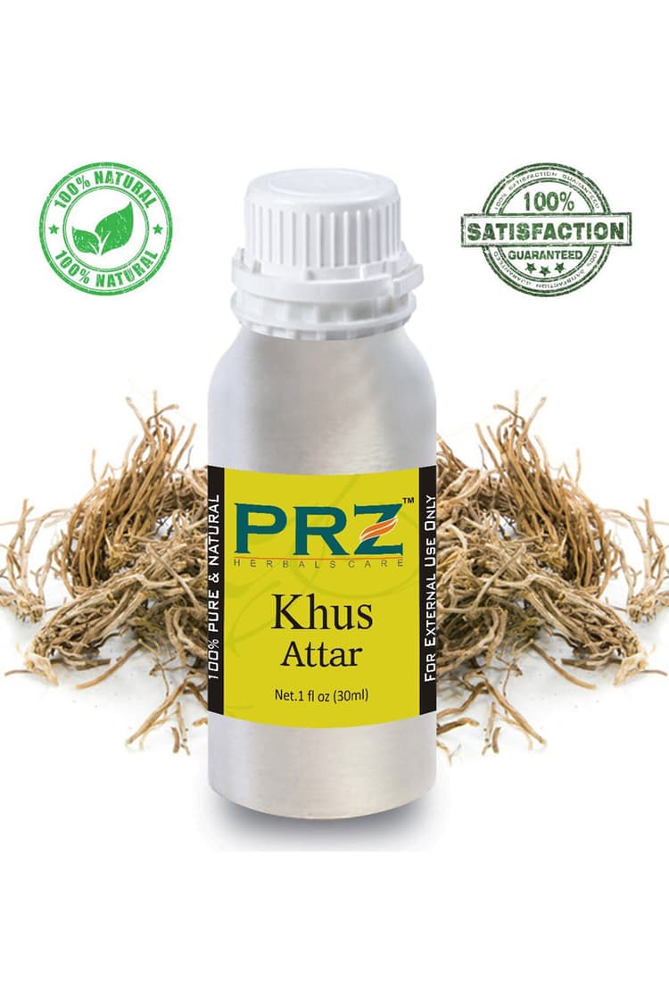PRZ Khus Attar For Unisex 30 Ml Pure Natural Non Alcoholic