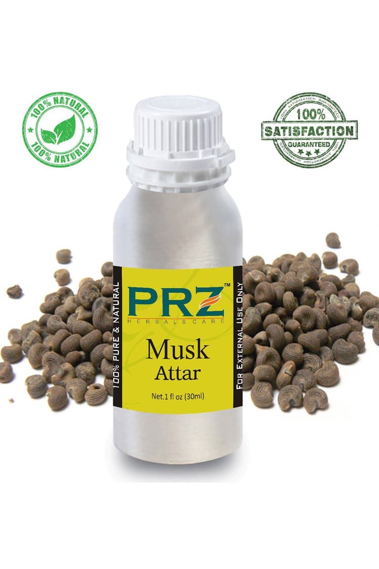 PRZ Musk Attar For Unisex 30 Ml Pure Natural Non Alcoholic