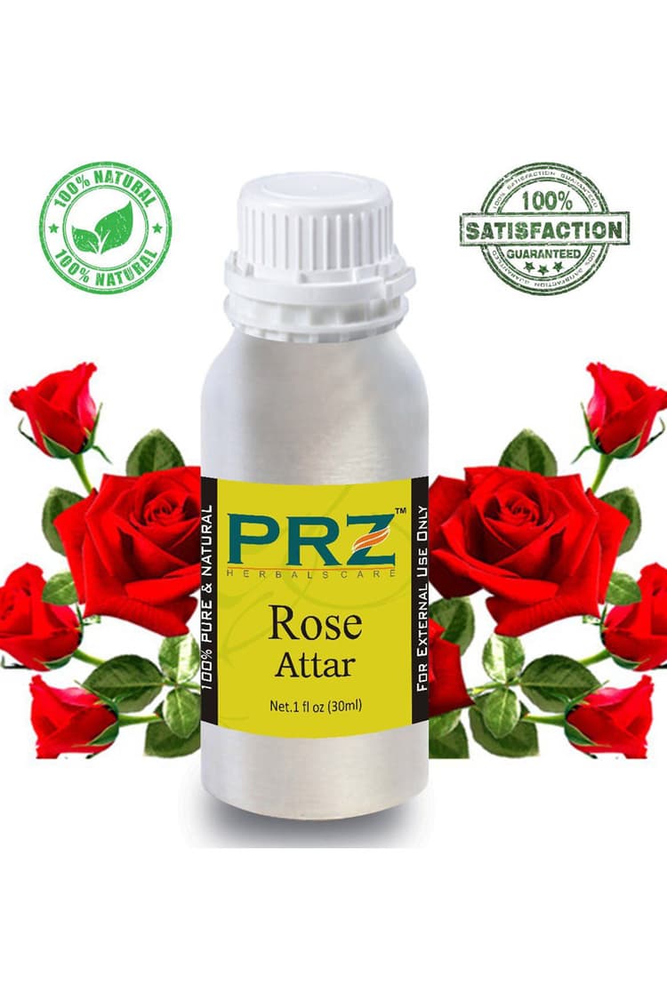 PRZ Rose Attar For Unisex Pure 30 Ml Pure Natural Non Alcoholic