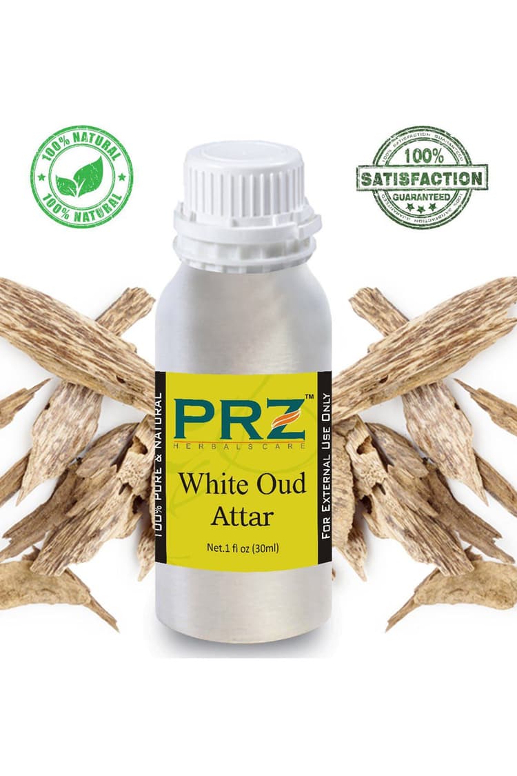 PRZ White Oud Attar For Unisex 30 Ml Pure Natural Non Alcoholic