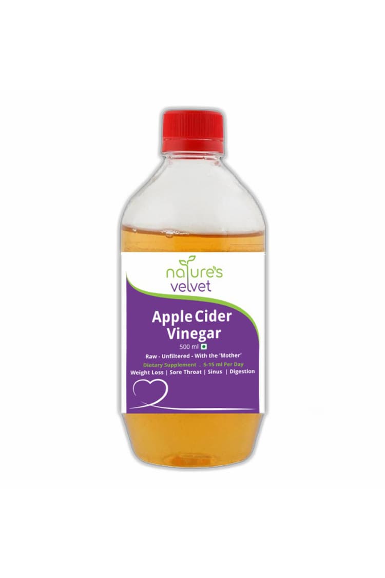 Natures Velvet Apple Cider Vinegar With Mother Of Vinegar 500 Ml