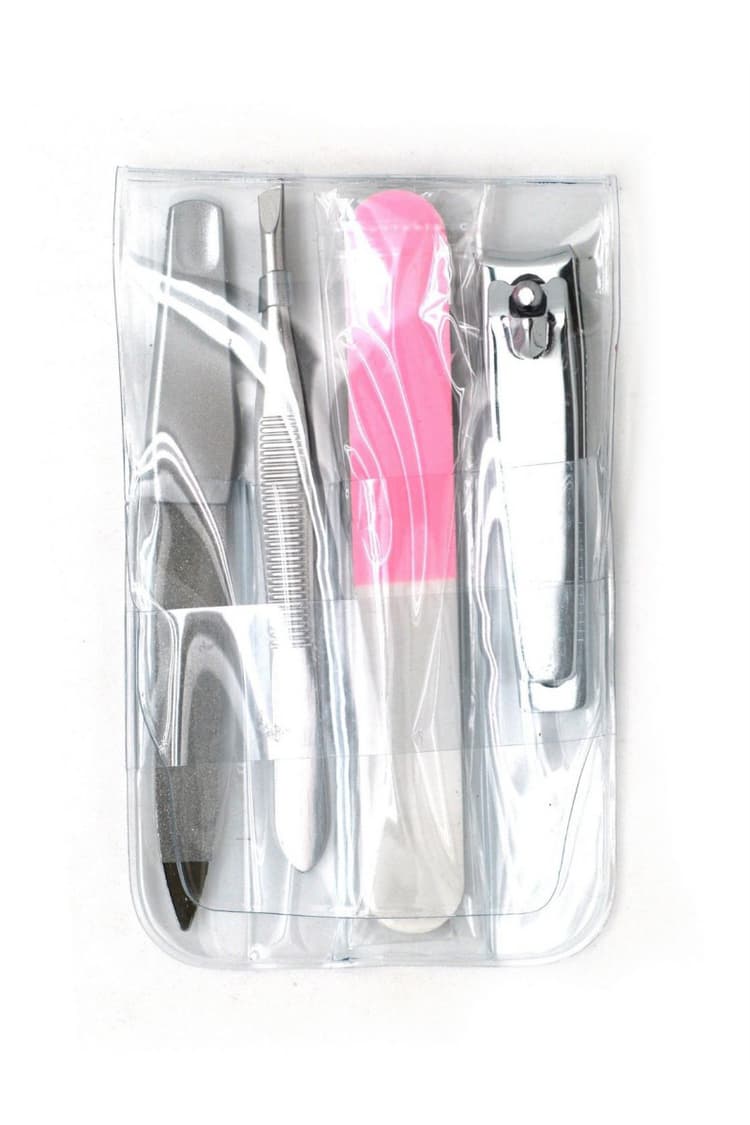Basicare Manicure Set 4 Packs With Pouch