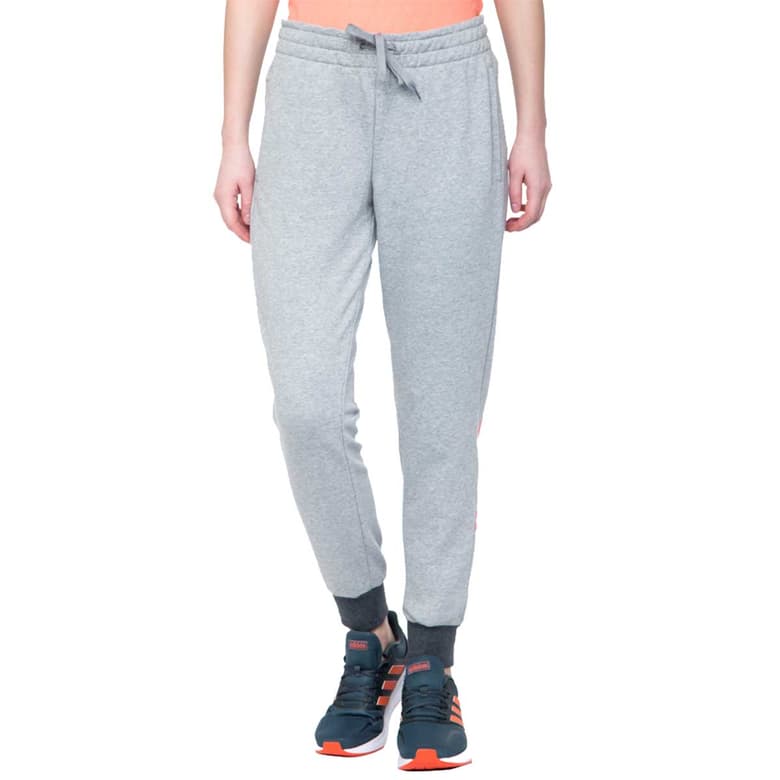 Adidas Essentials Linear Womens Trackpants (Grey) Online India
