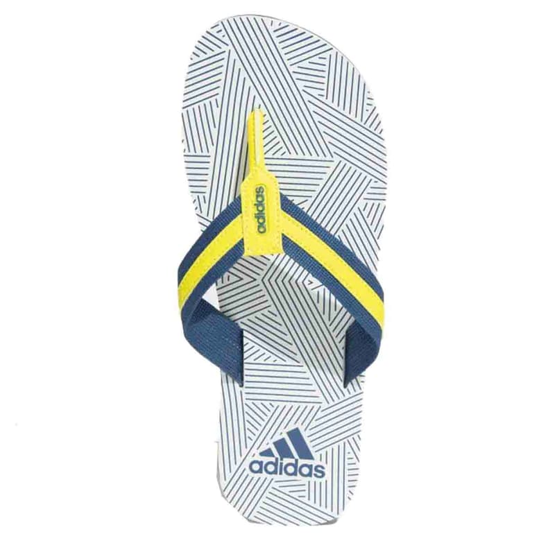 Adidas HURTLE Mens Slipper (Blue/Yellow/White)