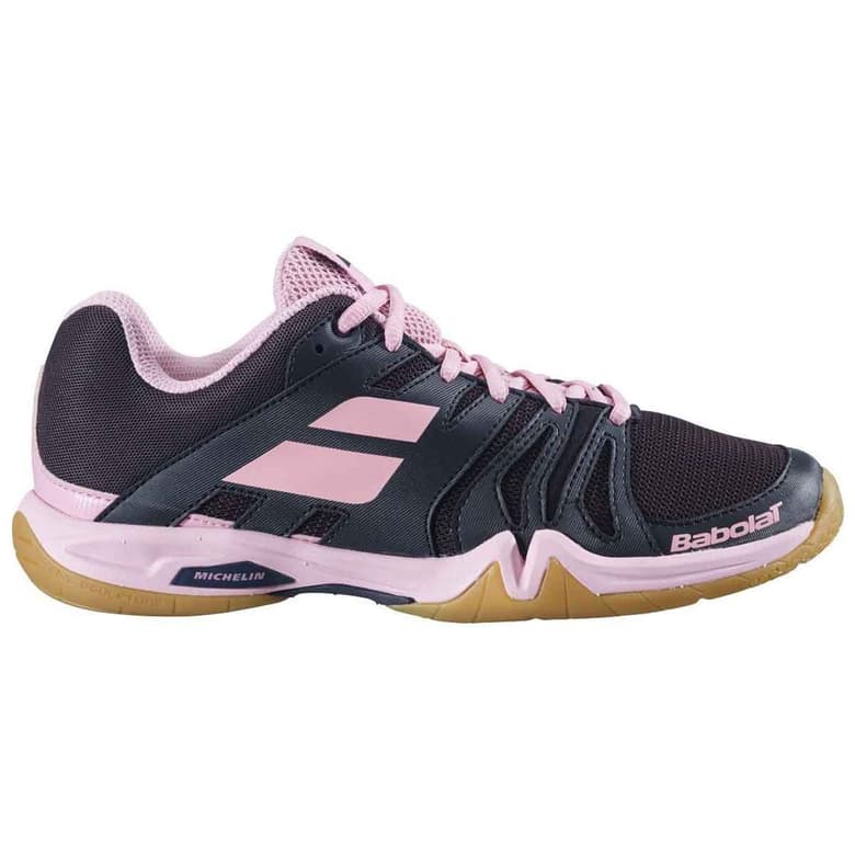 Buy Babolat Shadow Team Womens Indoor Court Shoes (Black/Peony) Online ...