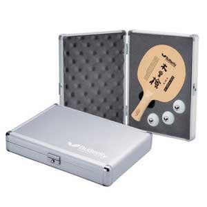 Butterfly Aluminum Table Tennis Case (Silver)