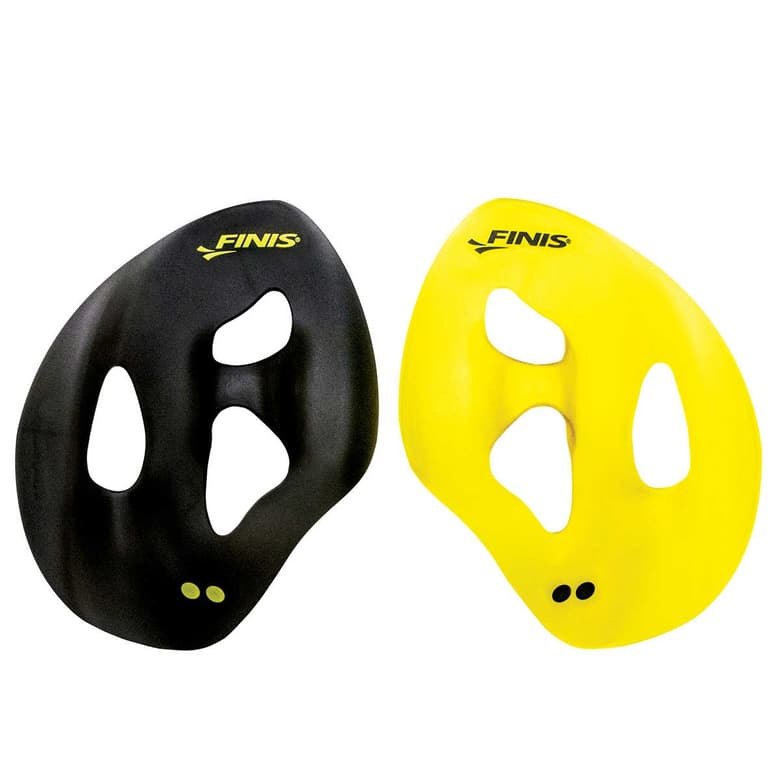Finis Swimming Iso Hand Paddles (Black/Yellow)