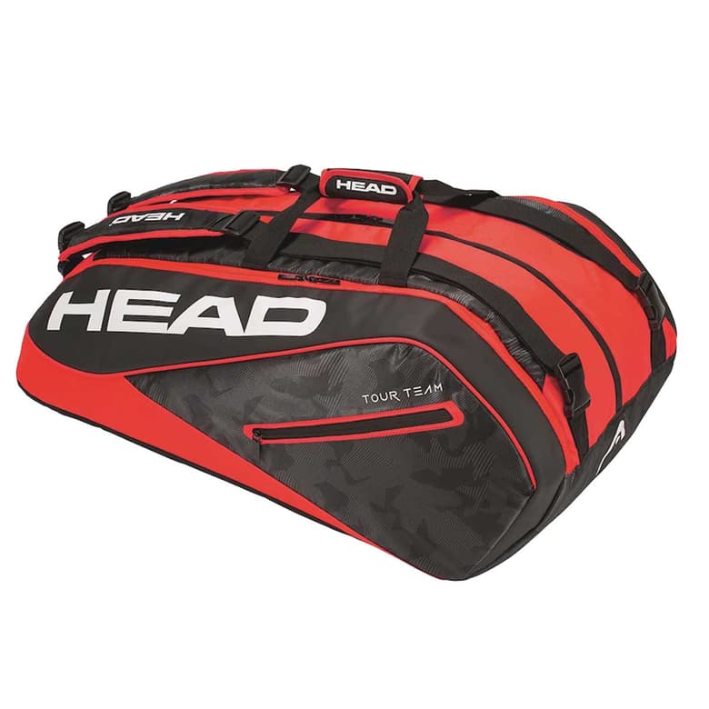 Head Tout Team 12R Tennis Kit Bag (Black/Red)