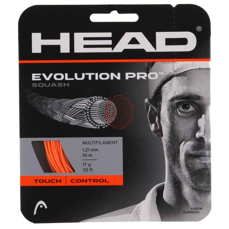 Head Evolution Pro Squash String (Orange)