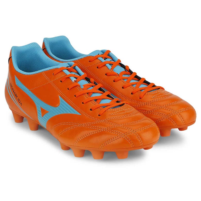 Mizuno Monarcida MD Football Shoes (Orange/Blue)