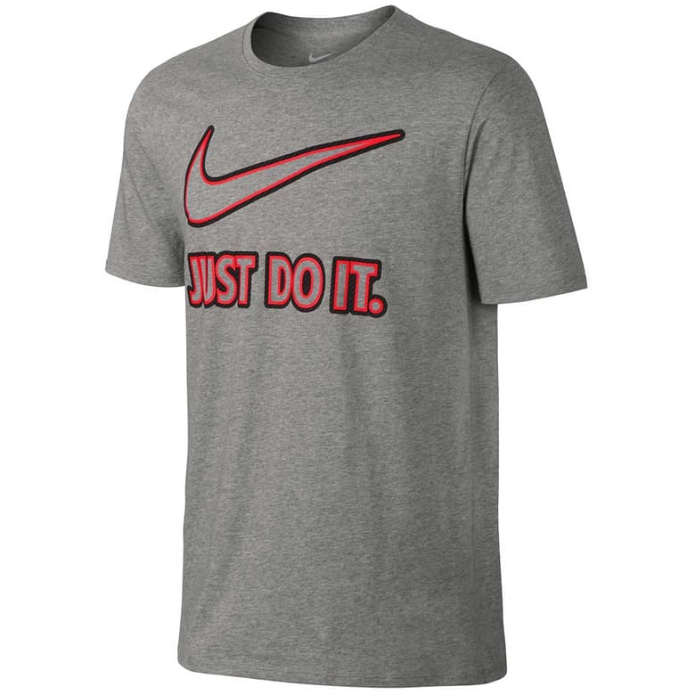 Buy Nike Mens Cotton JDI T-shirt (Grey) Online India