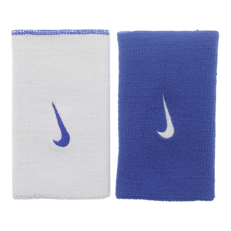 Buy Nike DrI-Fit Home & Away Double Wristband (Blue/White) Online India