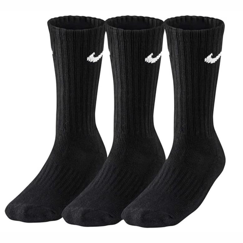 Nike Performance Cotton Socks (Black - Pack of 3)
