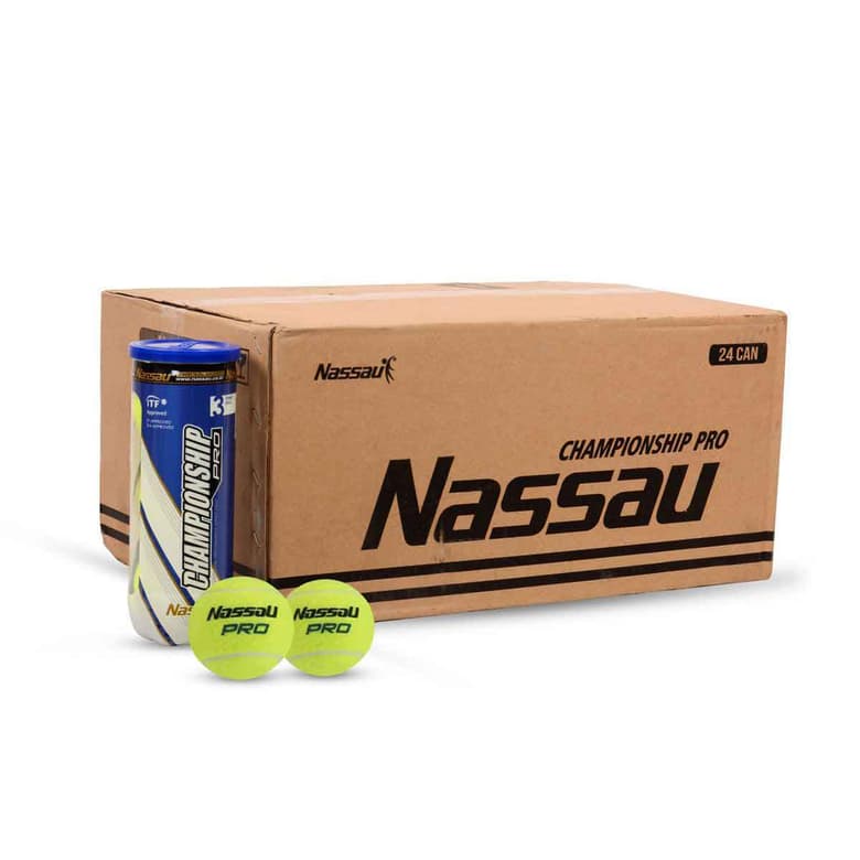 Nassau Championship Pro Tennis Balls (24 Cans)