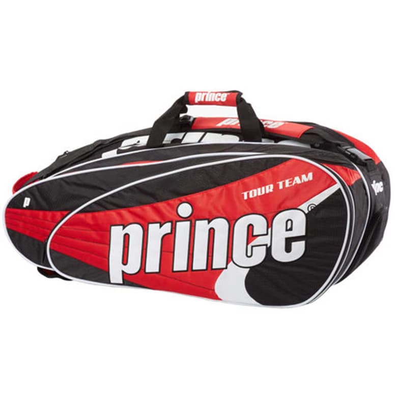 Prince Tour Team 12 Pack Tennis KitBag (Black/Red)
