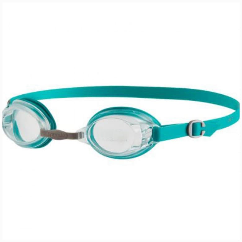 Speedo Jet (V2) Junior Swimming Goggles (Green/Cle