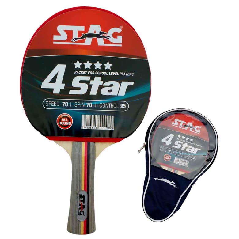 STAG 4 Star Table Tennis Bat