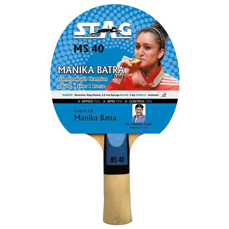 Stag Manika Batra MS40 Table Tennis Bat