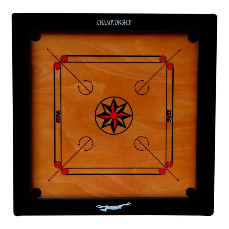 Stag Championship Carrom Board 4in (With Coins)