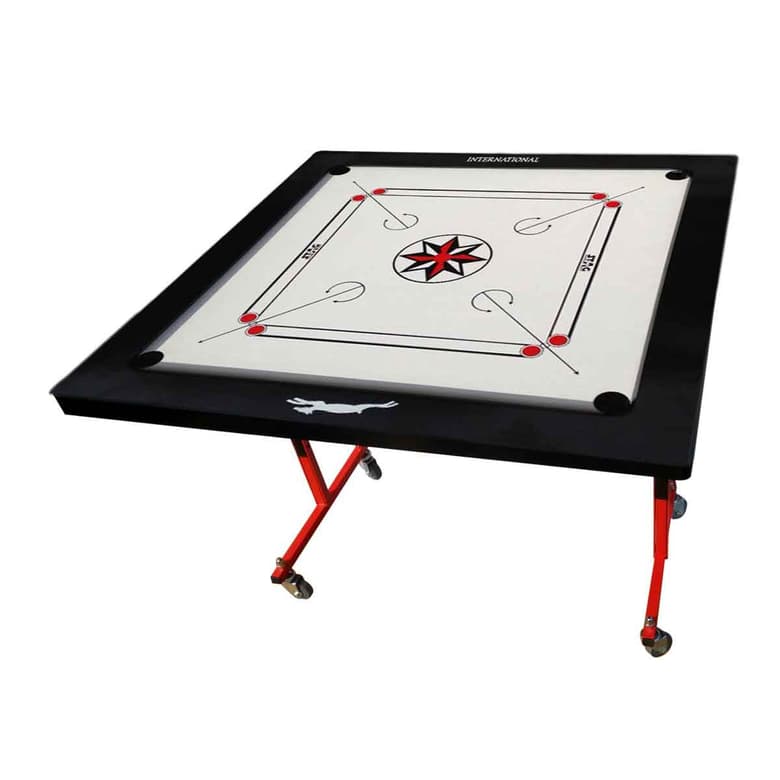 Stag International Carrom Board 4 in With Wheels
