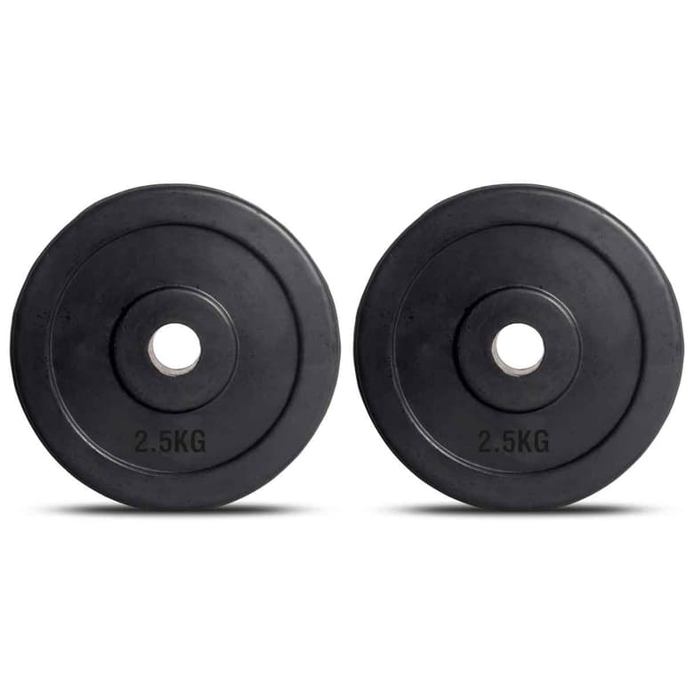 Stag Basic Rubber Weight Plates- 2.5Kg Pair (25mm/1