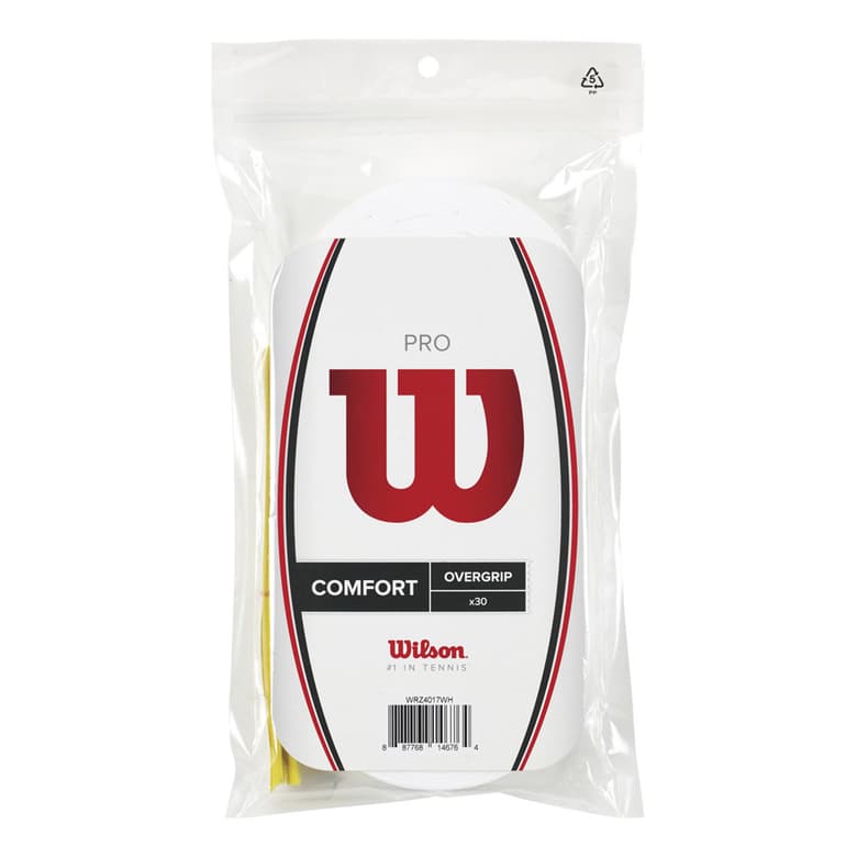Wilson Pro OverGrip (30 Pcs Pack, White)