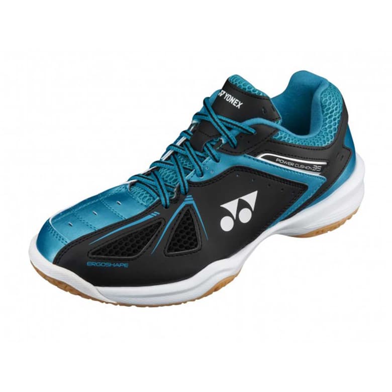 Buy YONEX SHB 35 EX Badminton Shoes (Black/Blue) Online India