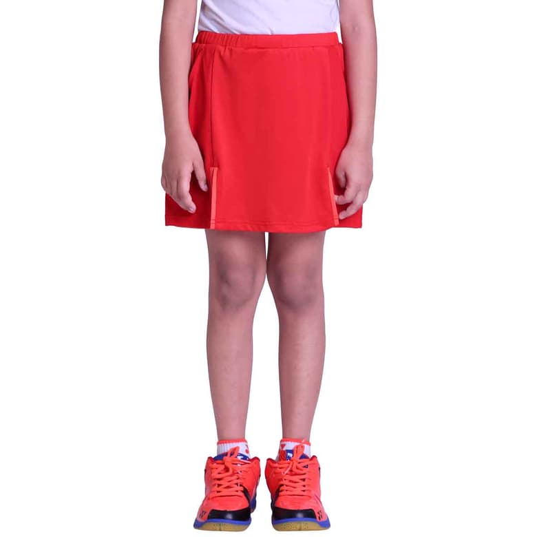 Yonex Junior Girls Skorts (Bright Red - 857)