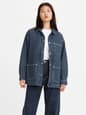 Levi's® Hong Kong Red Women's Quilted Chore Coat - A10170000 01 Front