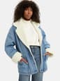 Levi's® Hong Kong Women's Retro Collar Sherpa Jacket - A08210000 01 Front