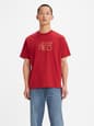 levis singapore red mens graphic tee A01920007 01 Front