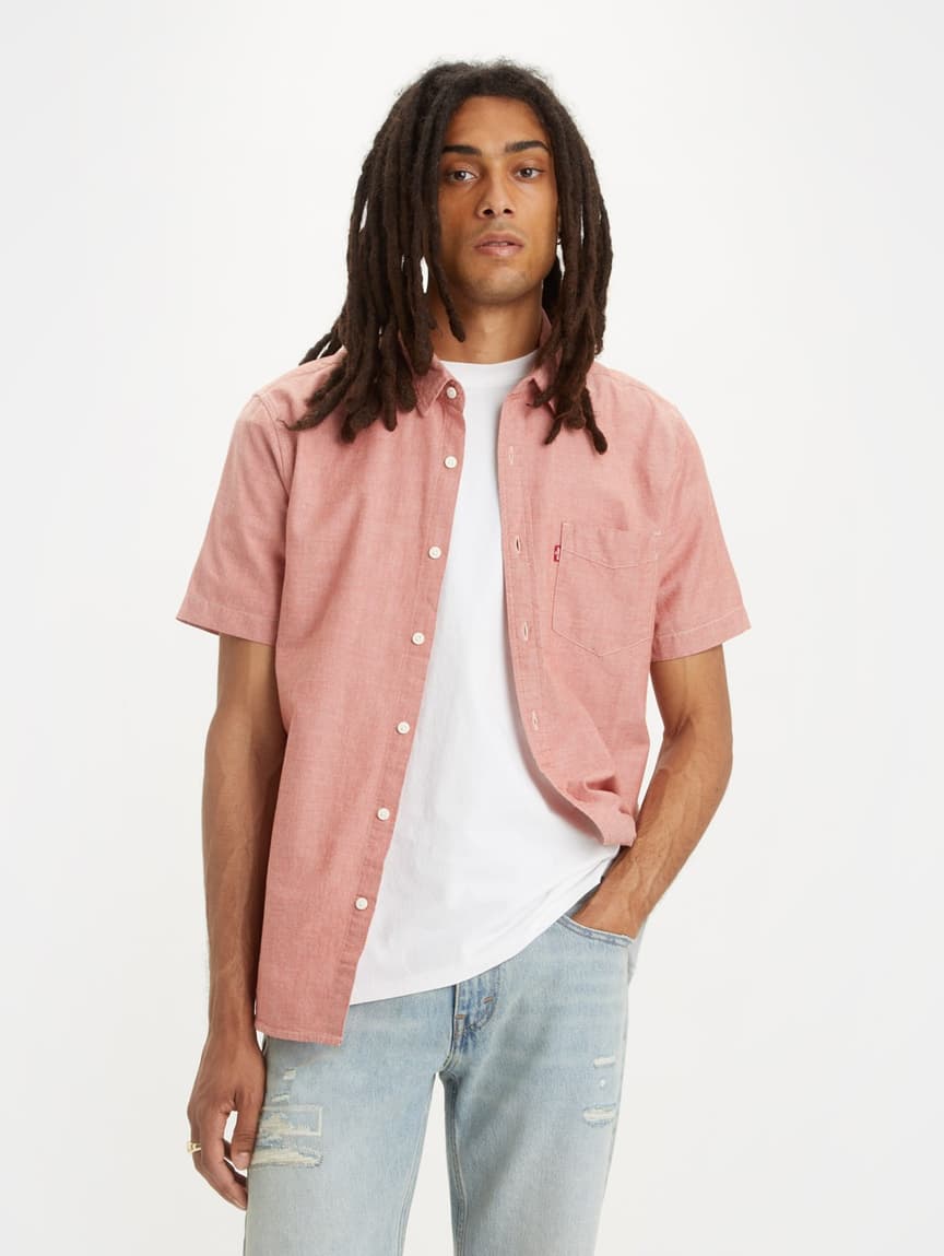 Buy Levi's® Men's Short Sleeve Classic One Pocket Standard Fit Shirt |  Levi's® Official Online Store