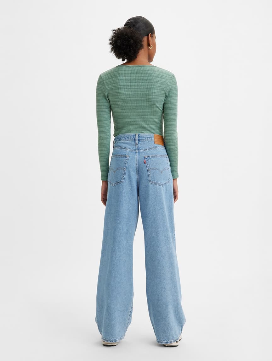 Buy Levi's® Women's Folded Pleated Baggy Jeans | Levi’s® Official ...