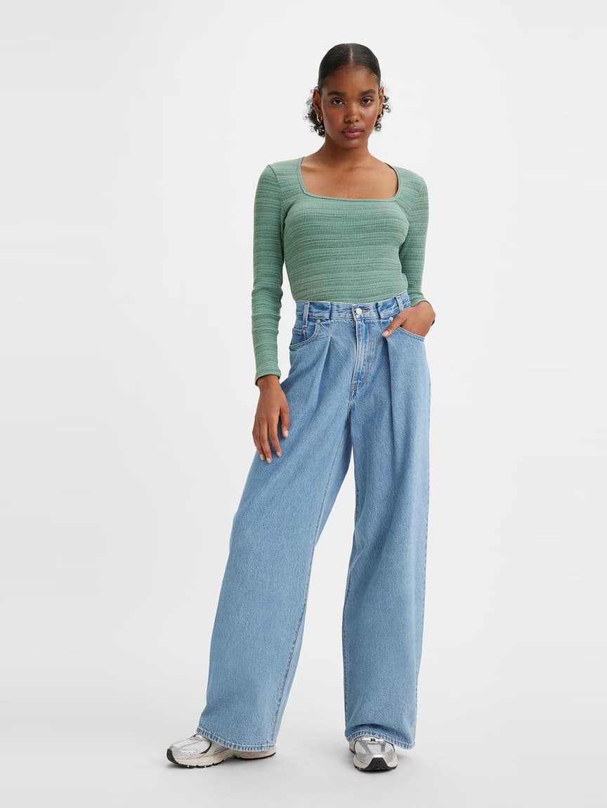 Buy Levi's® Women's Folded Pleated Baggy Jeans | Levi's® Official Online  Store PH