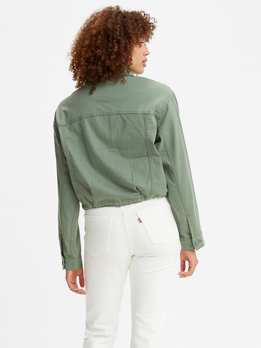 Buy Levi's® Women's Cropped Soft Surplus Jacket | Levi's® Official Online  Store MY