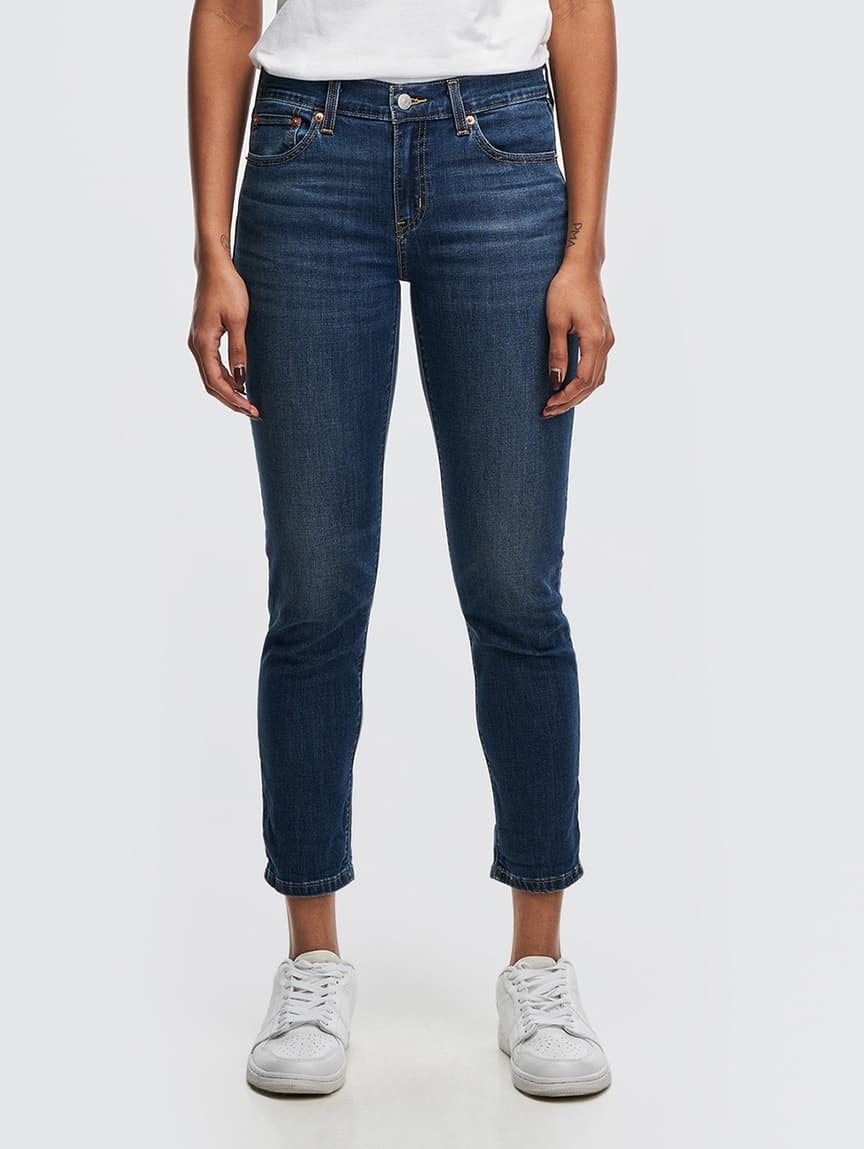 Introducir 66+ imagen mid rise levi’s womens jeans