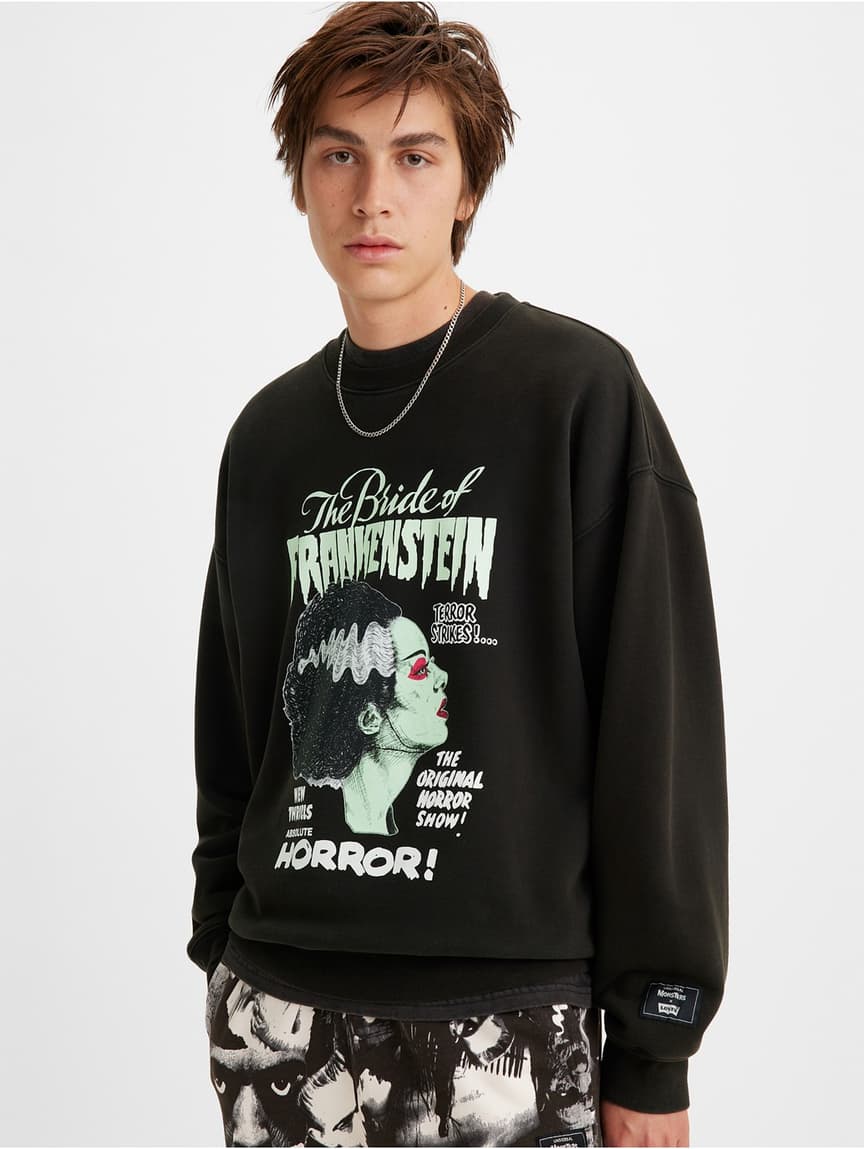 Buy Universal Monsters® x Levi's® Men's Crew Sweatshirt | Levi's® Official  Online Store MY