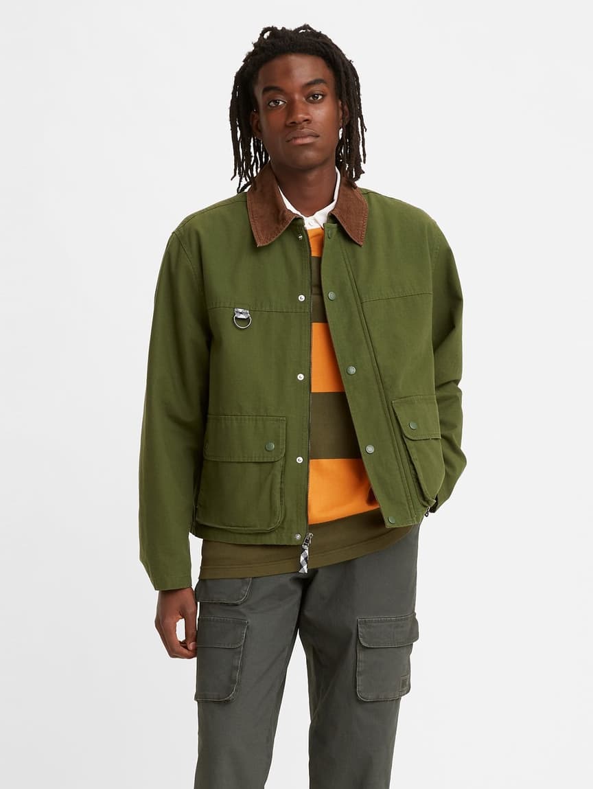 Top 63+ imagen levi’s fishing jacket green