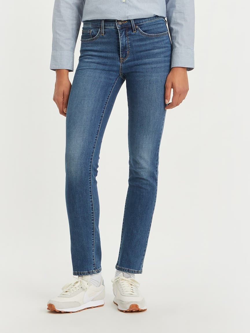 Top 66+ imagen levi’s slim jeans womens