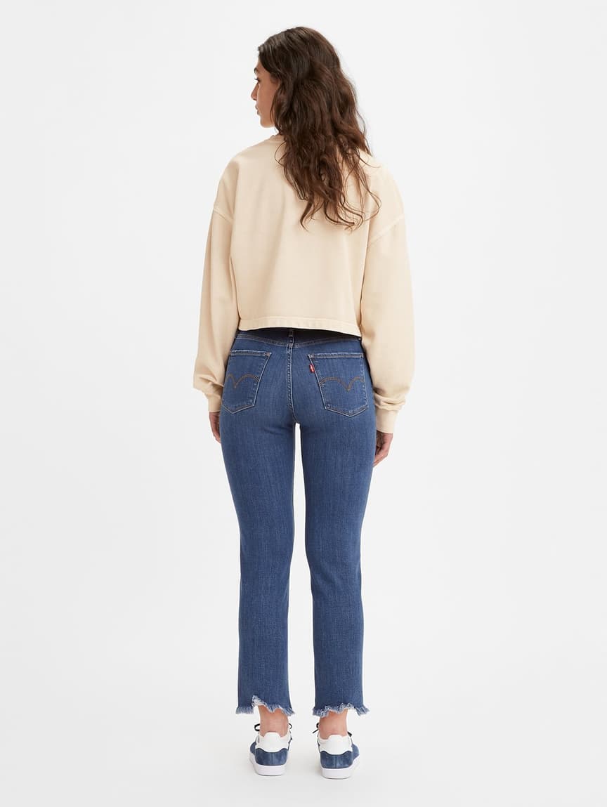 Levi's® Women's 724 High-Rise Straight Cropped Jeans | Levi's® Official  Online Store SG