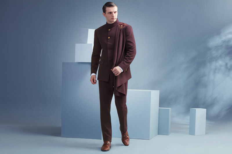 brown suits for men