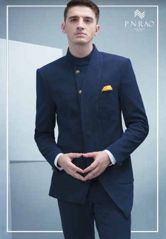 navy blue suit casual