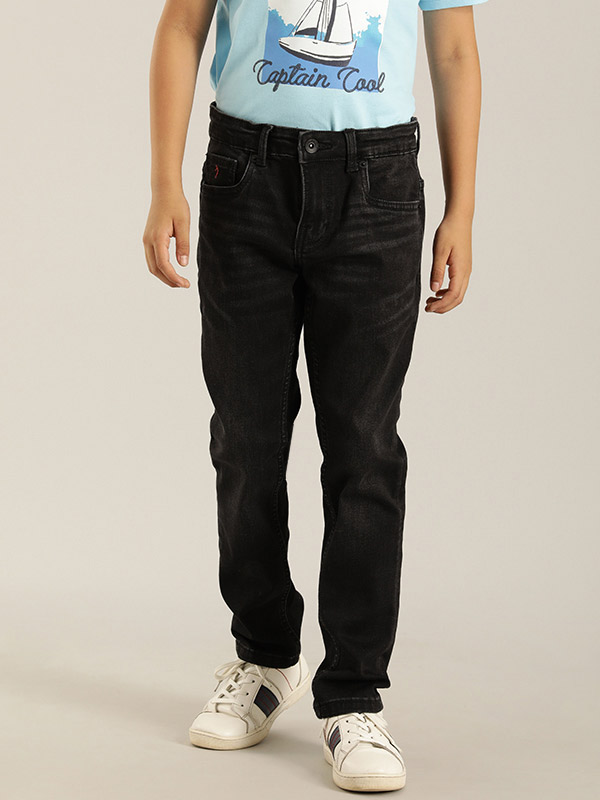 Comfort Stretch Skinny Fit Jeans - Black - Kids | H&M IN