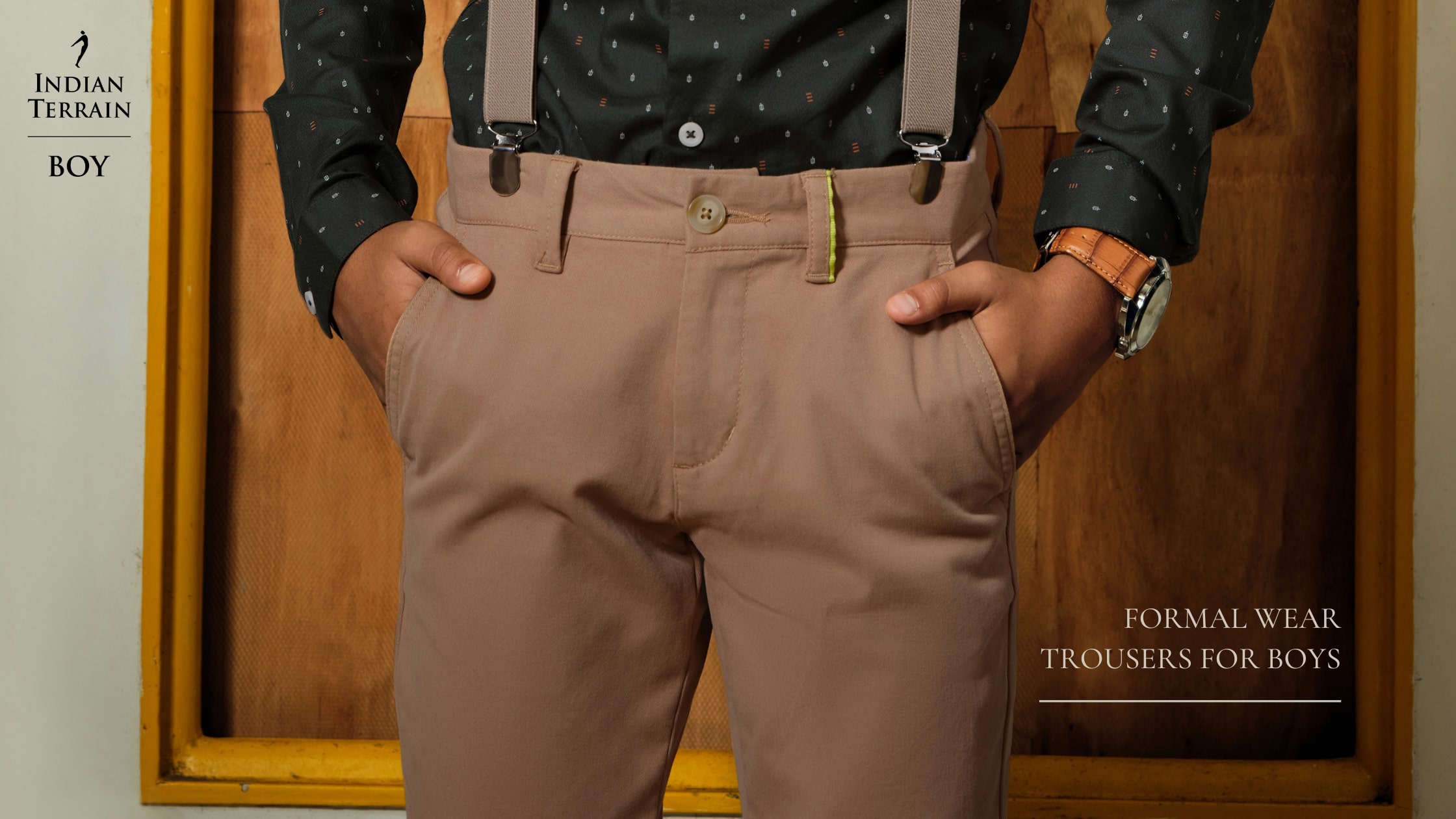 Modern Formal Wear Trousers for Boys