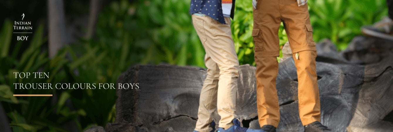 Top Ten Trouser colours for Boys